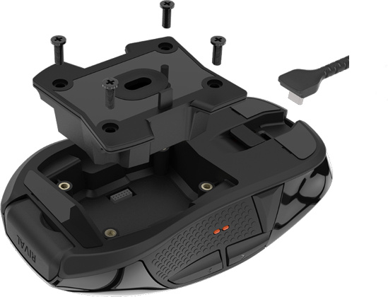 steelseries rival 700 capteur