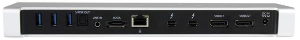 startech dock thunderbolt2 dualdisplay connectique