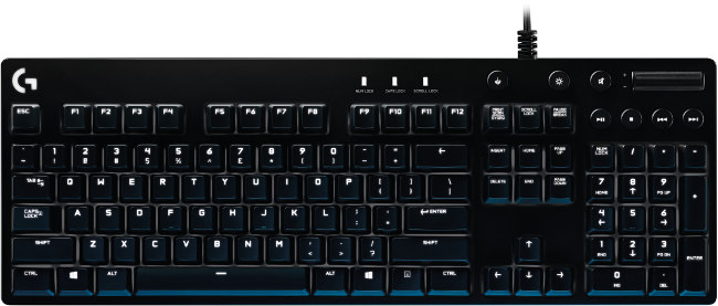 logitech g610 orion red brown