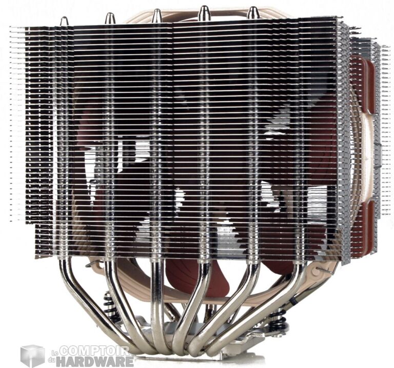 Le NH-D15S de face avec son ventilo