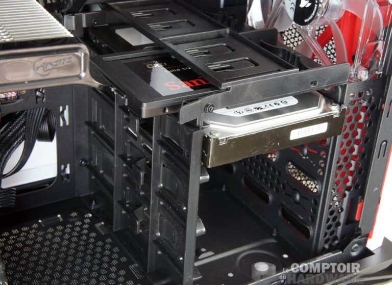 Tiroirs 2.5" et baie 3.5" - Spec-Alpha