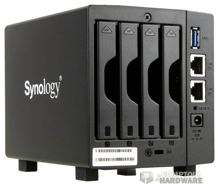 L'arrière du DS416slim