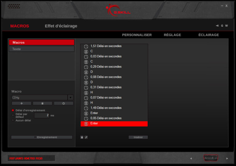 G.Skill Ripjaws KM780 RGB
