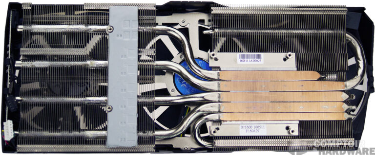 Asus GTX 1070 Strix OC radiateur