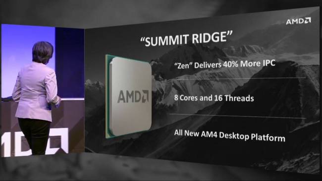 amd slide summit zen
