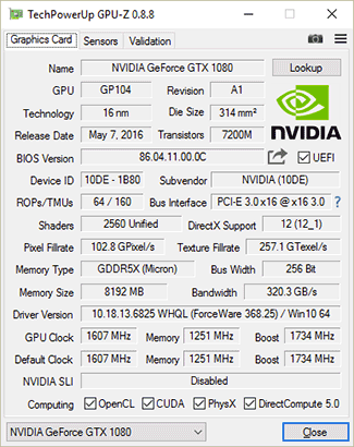 gpuz 1080