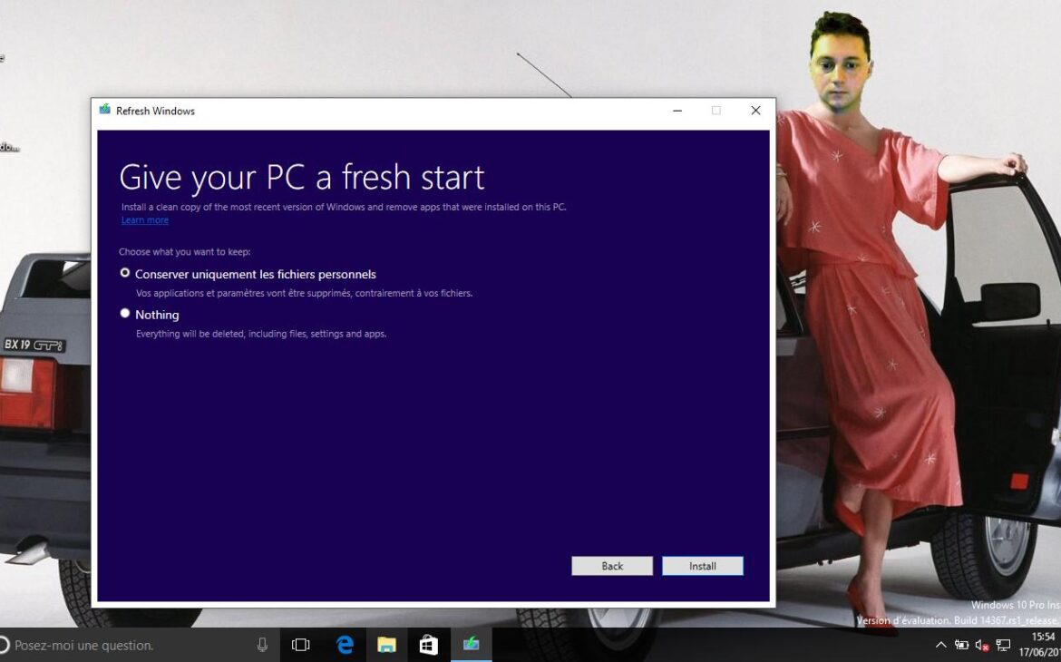 Refresh Windows Tool - Build 14367