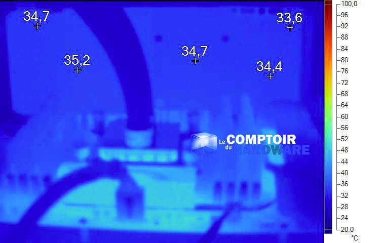 Image Thermique GTX 1070 Founders Edition au repos