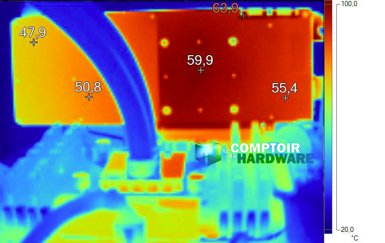 Image Thermique GTX 1080 Founders Edition en charge
