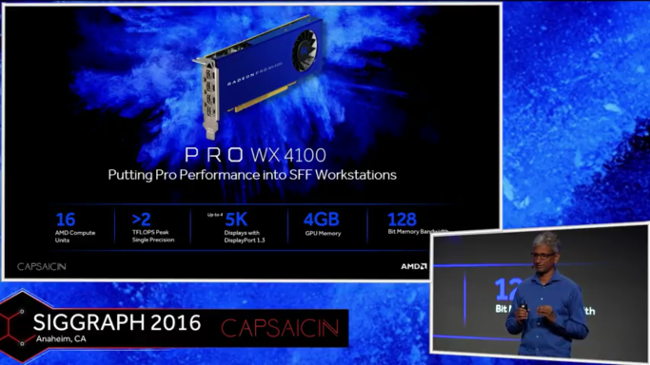 amd radeon pro wx4100 pres