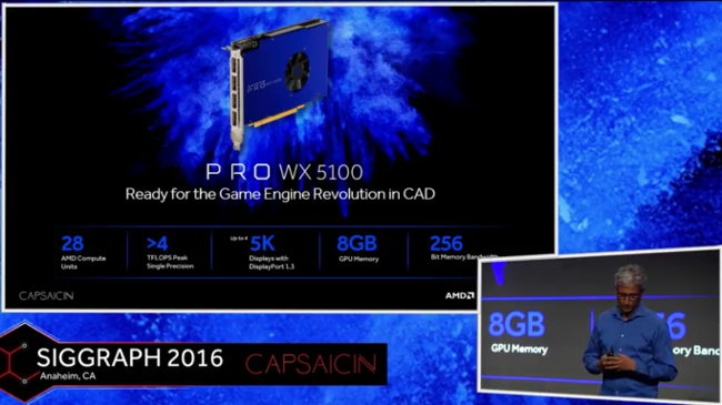amd radeon pro wx5100 pres