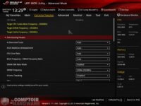 Le menu extreme tweaker