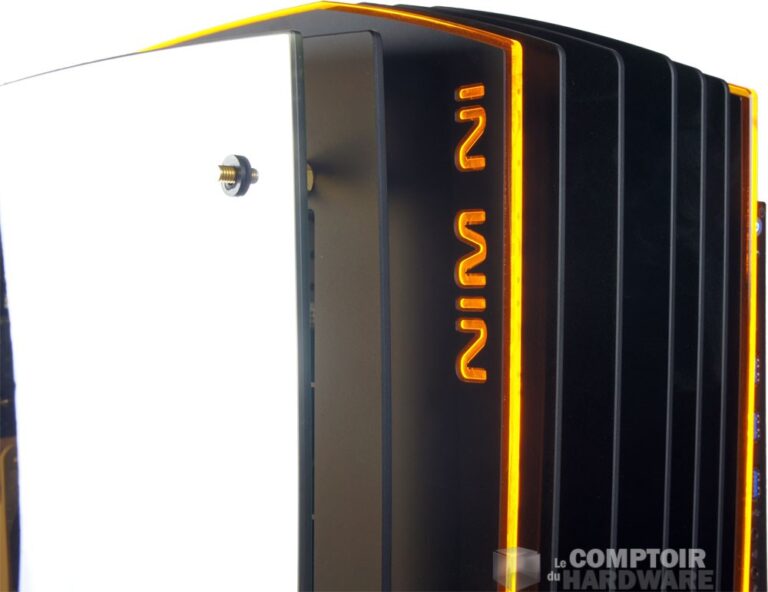 Le logo illuminé du H-Frame 2.0