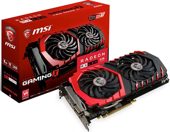 msi rx480 gaming x