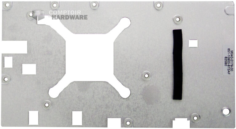 Sapphire RX 470 OC backplate