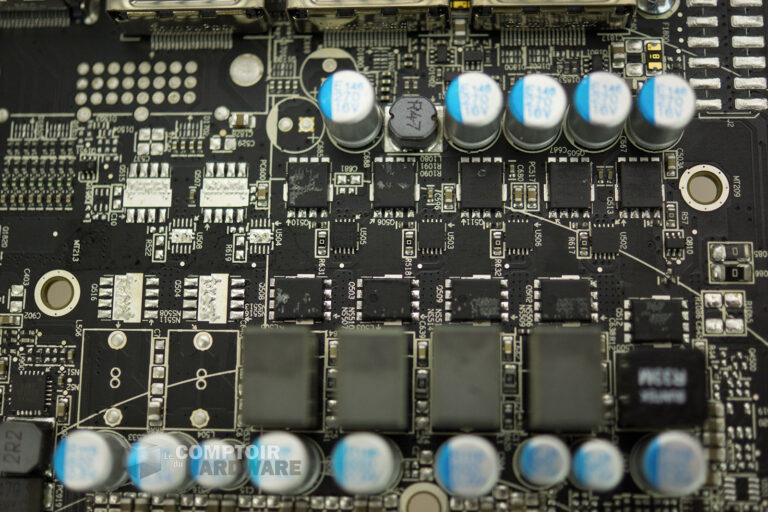 Sapphire RX 470 OC : Étage d'alimentation