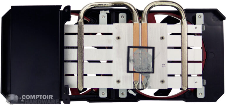 XFX RX 460 Double Dissipation : refroidisseur