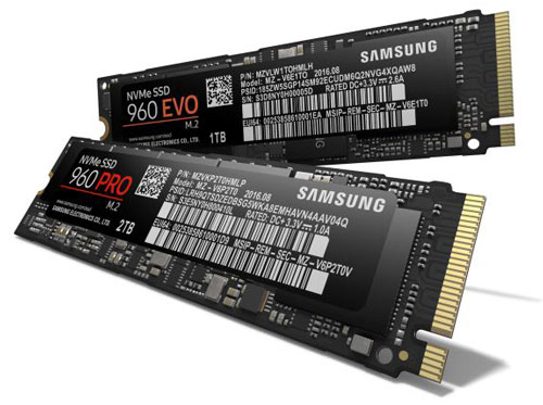 samsung 960evo 960pro
