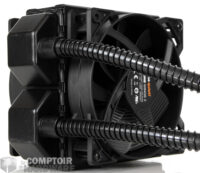 L'entrée des tuyaux au niveau du radiateur