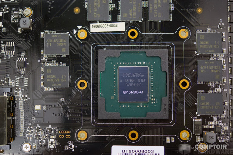 Gainward GTX 1070 Phoenix GLH : GPU & mémoire