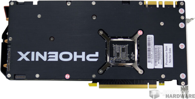 Gainward GTX 1070 Phoenix GLH : face arrière