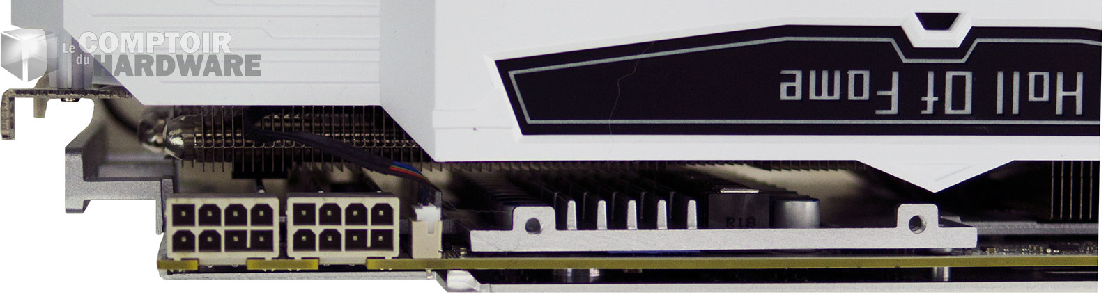 KFA² GTX 1080 Hall Of Fame : connecteurs d'alimentation