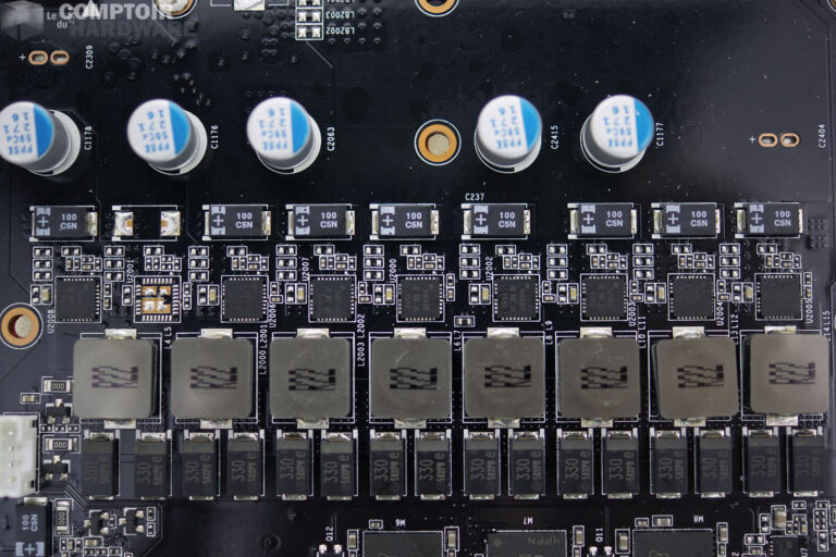 Gainward GTX 1080 Phoenix GLH : étage d'alimentation