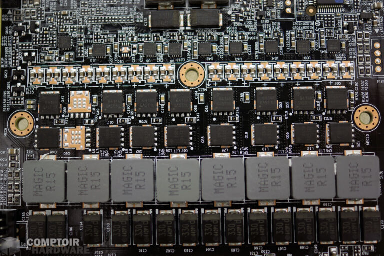 Gigabyte GTX 1080 G1 Gaming : étage d'alimentation