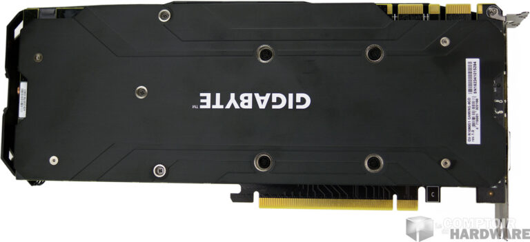 Gigabyte GTX 1080 G1 Gaming : face arrière