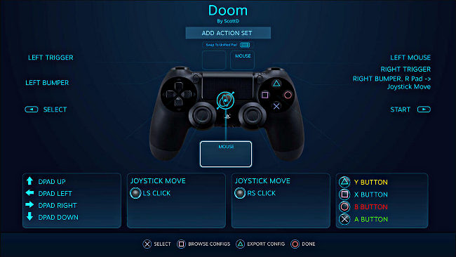 steam devdays ps4 gamepad