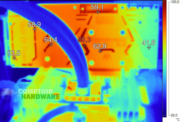 Image Thermique KFA² GTX 1070 Hall Of Fame en charge