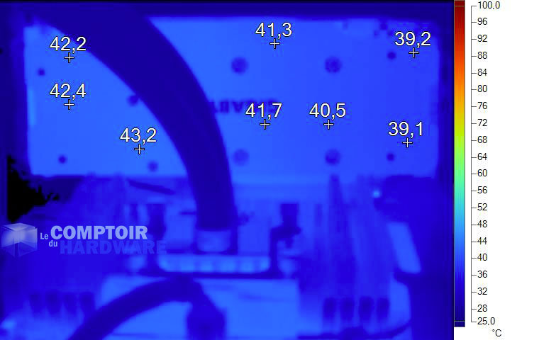 Image Thermique Gigabyte GTX 1080 G1 Gaming au repos