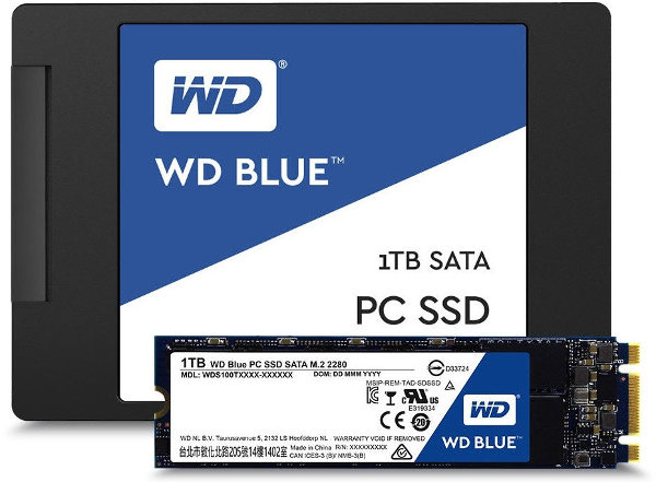 wd ssd blue