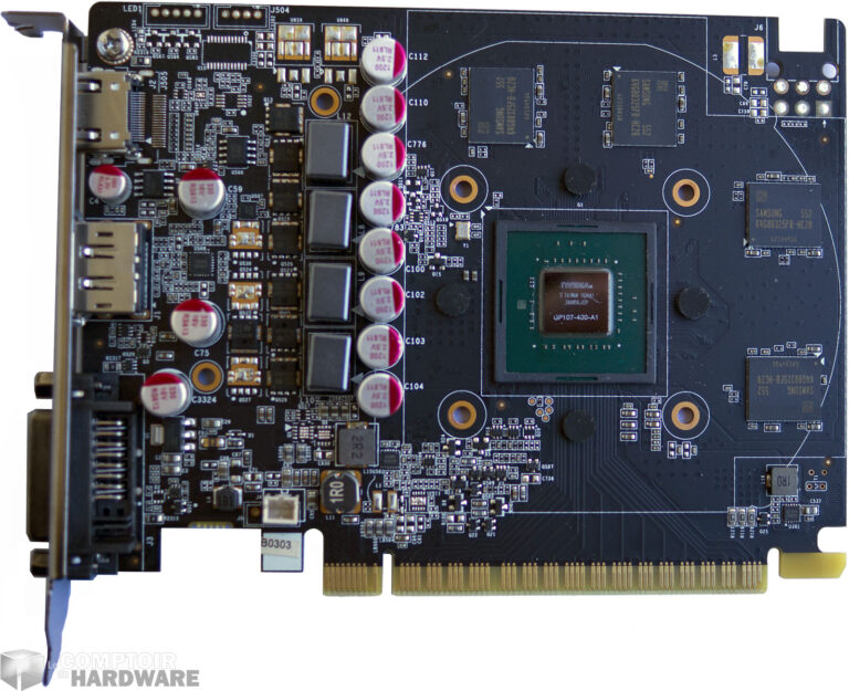 Zotac GTX 1050 Ti : PCB