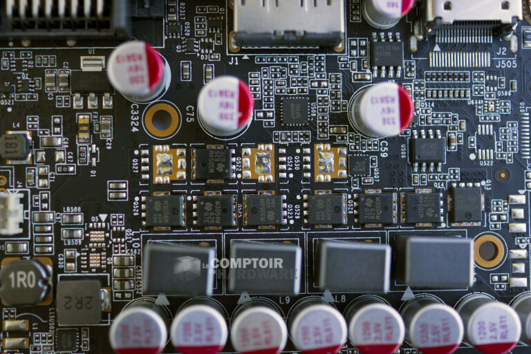 Zotac GTX 1050 Ti : étage d'alimentation