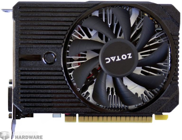Zotac GTX 1050 Ti : face avant
