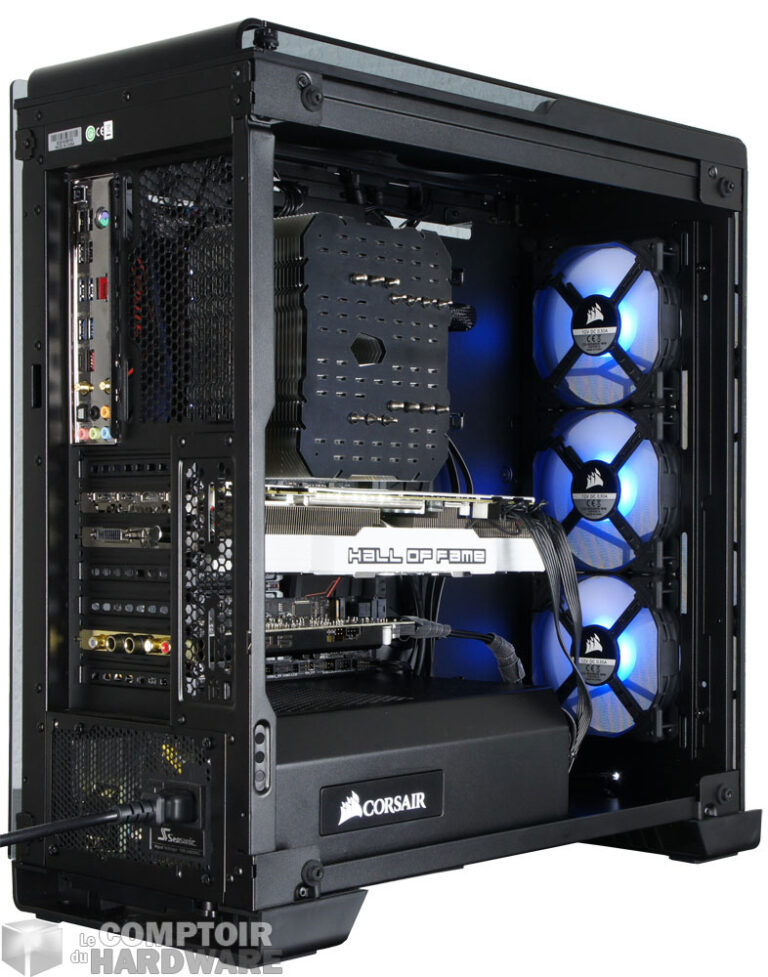 Vue intérieur dégagée dans le Crystal 570X