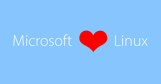 microsoft love linux