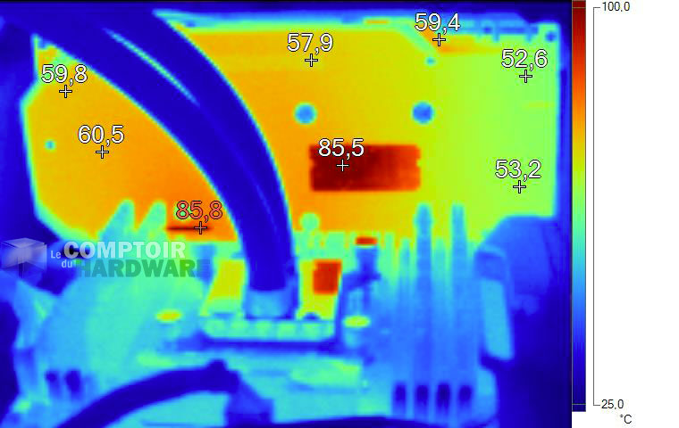 Image Thermique KFA² GTX 1080 Exoc Sniper en charge