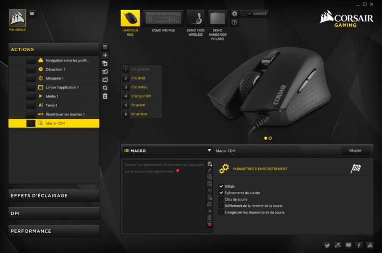 Corsair Utility Engine - Actions