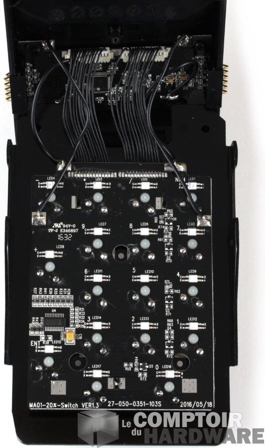 Le PCB du pavé numérique