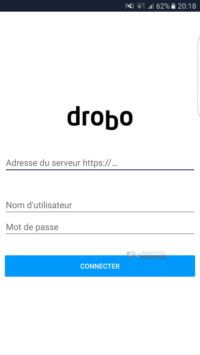 La connexion sur appli mobile
