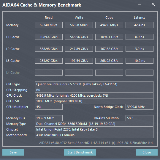 DDR4 G.Skill Trident X à 3866 MHz