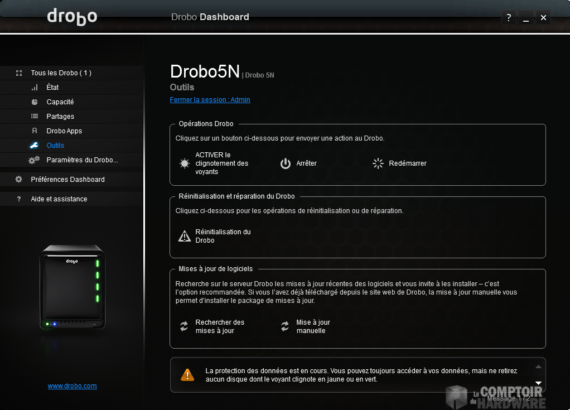 Mises à jours et marche/arrêt