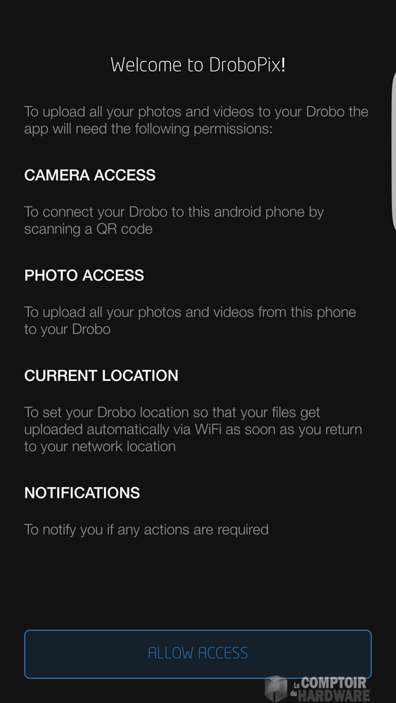 Initialisation de l'app mobile