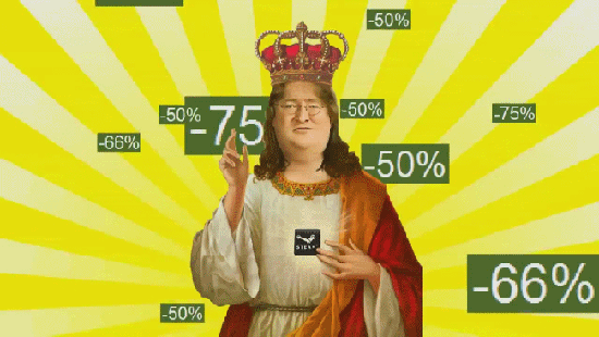 gabe steam sales