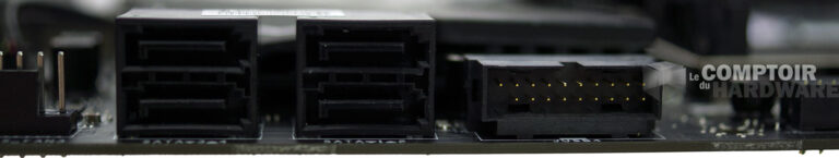 MSI Z270 Gaming Pro Carbon : connecteurs stockage