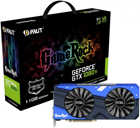 palit gtx1080ti gamerock