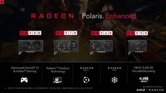 radeon rx500 pressdeck