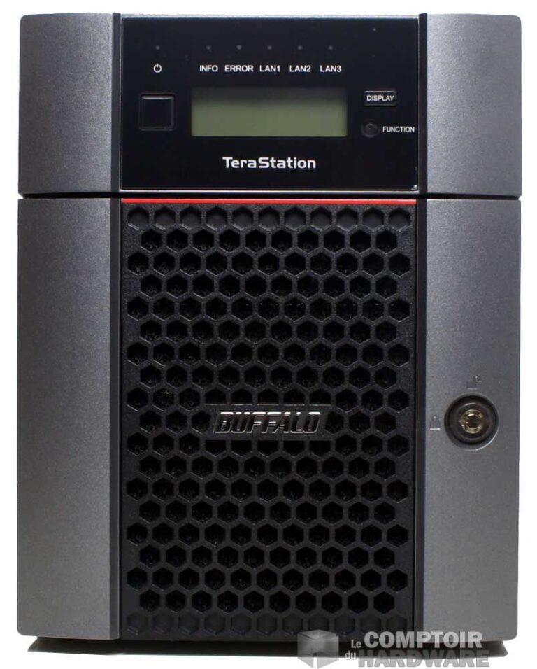 L'avant de la TeraStation 5410D